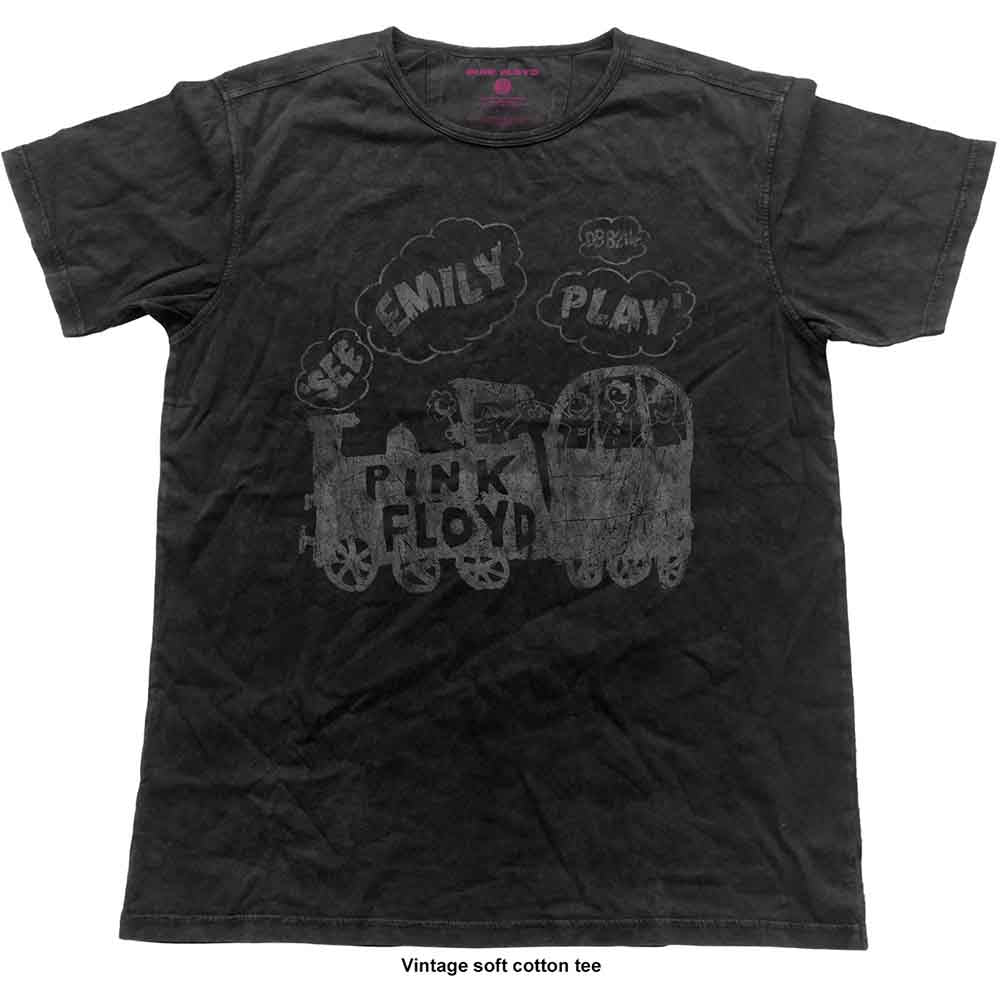 Pink Floyd Men's Emily (Vintage Finish) T - Shirt Black XX (Size:XX-Large)