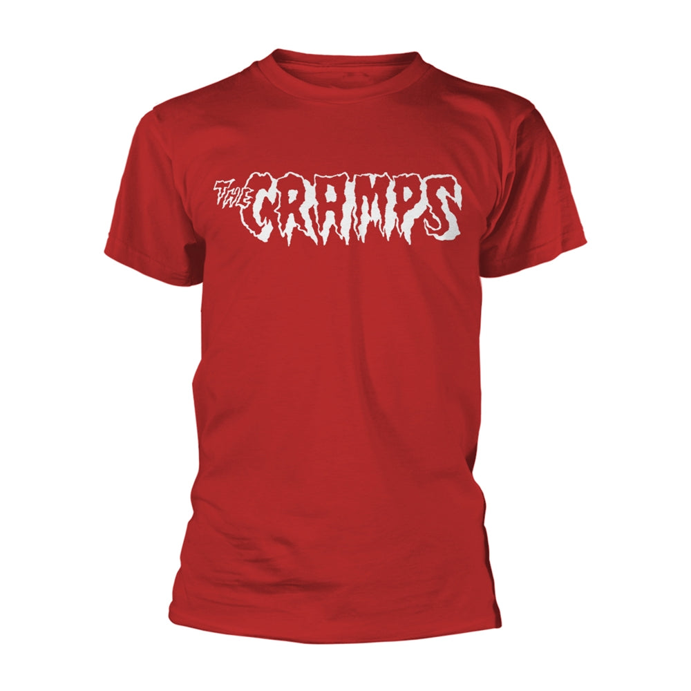 CRAMPS, THE - LOGO - WHITE (RED)