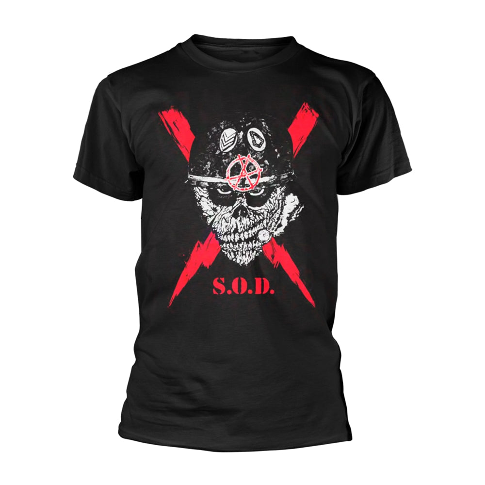 S.O.D.  - Scrawled Lightning Shirt