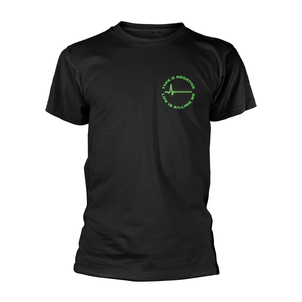 Type O Negative T Shirt Life is Killing Me Band Logo Official Mens Black XXL
