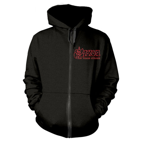 Saxon Strong Arm Of The Law Zipped Hoodie