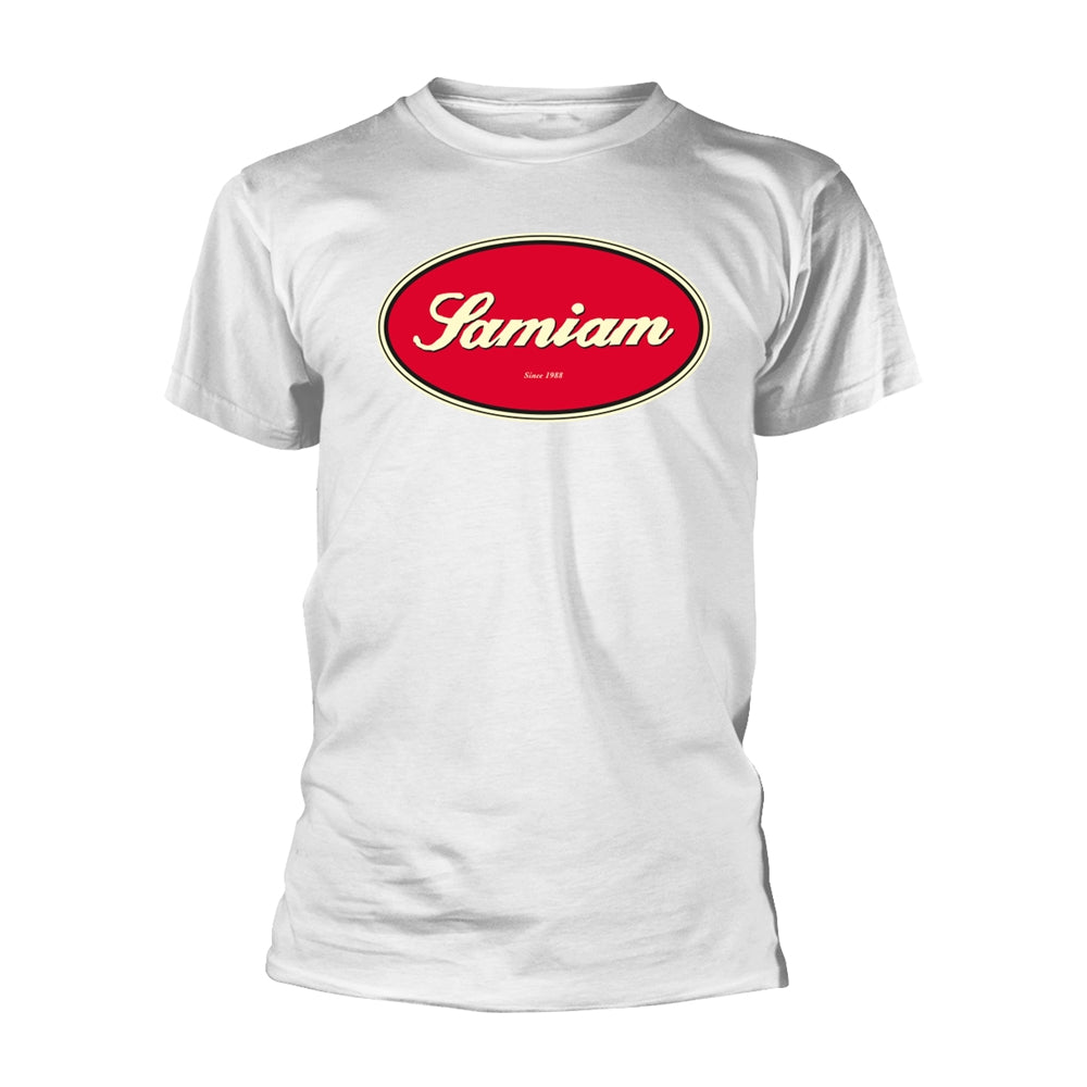 Samiam T Shirt Oval Logo Official Mens White XXL