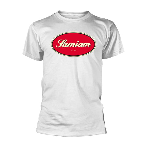 Samiam Oval Logo - White (Organic Ts) T-Shirt