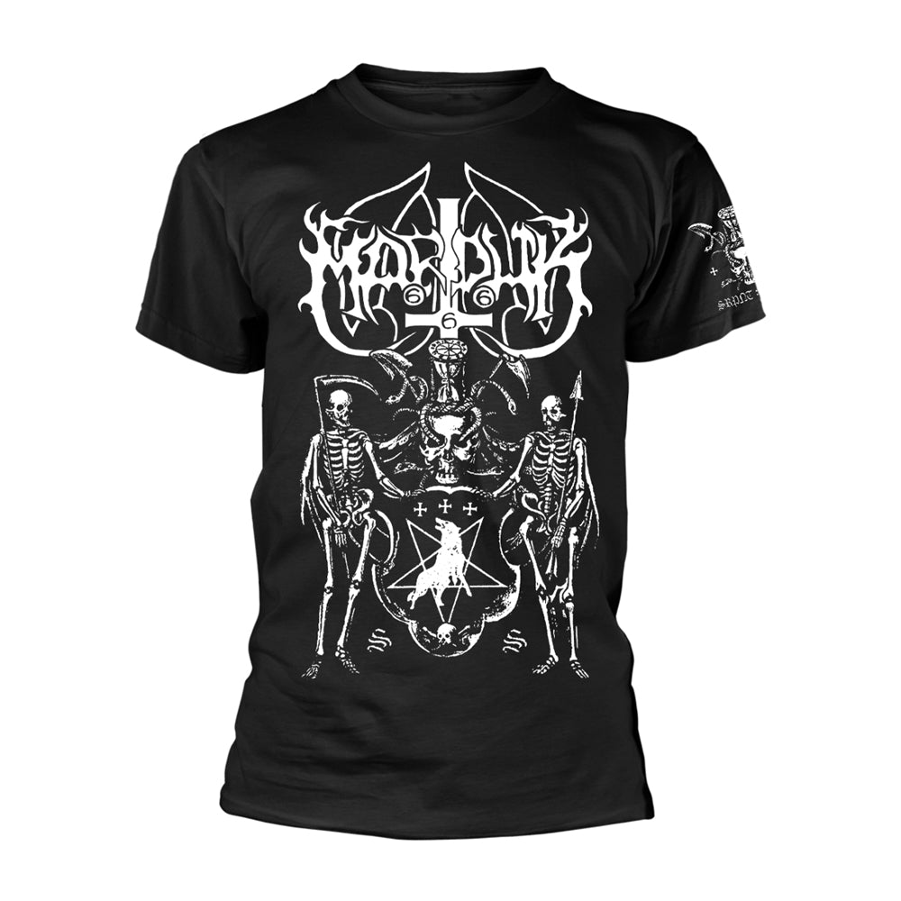 Marduk T Shirt Serpent Sermon Band Logo New Official Mens Black Sleeve Print