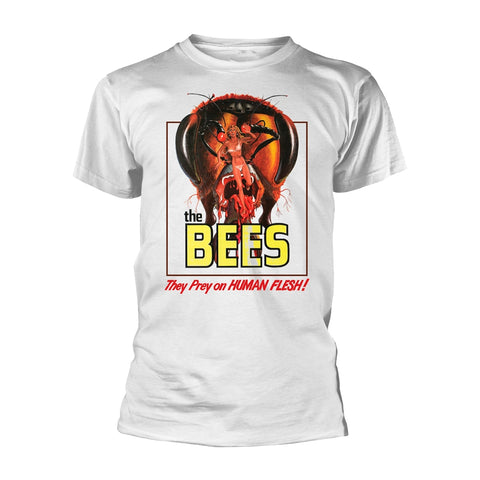 The Bees T Shirt Movie Poster Vintage Horror Official Mens White L