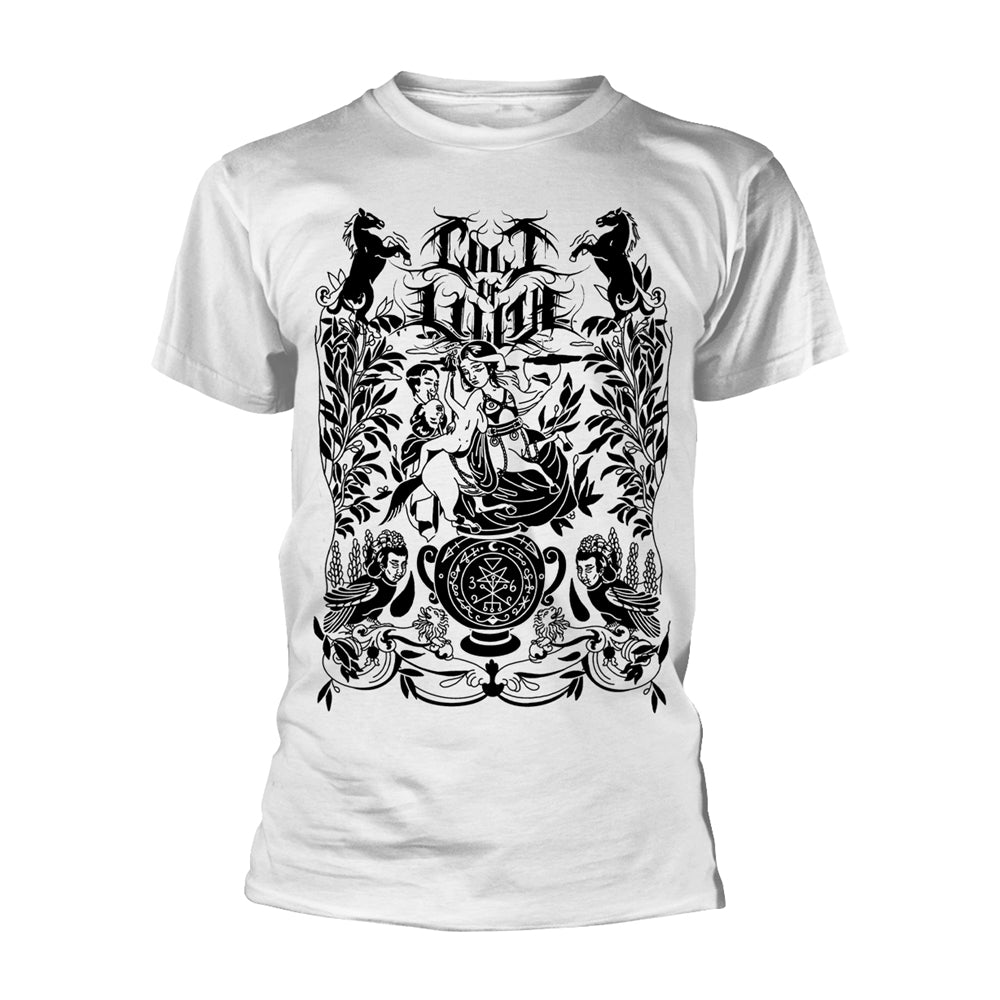 Cult Of Lilith T Shirt Gairah Band Logo Official Mens White L