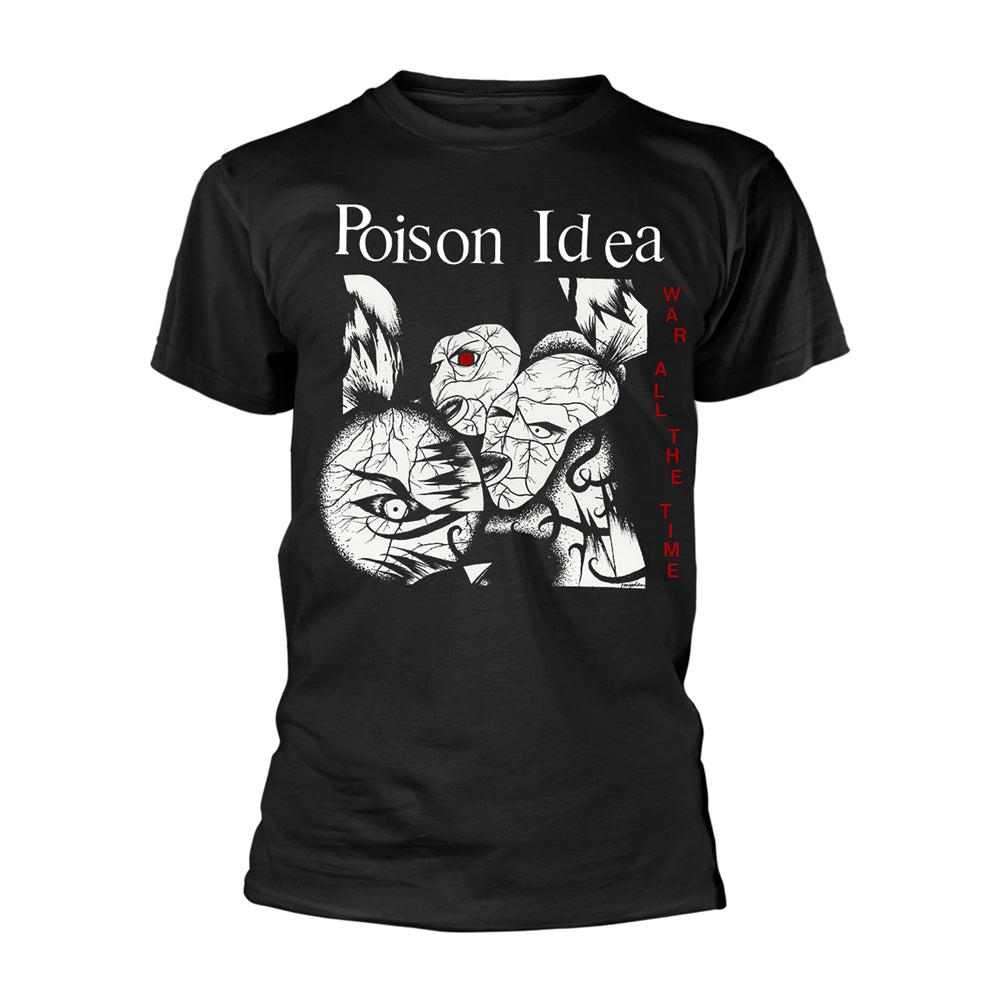 Poison Idea War All The Time T-Shirt - Black - XXX-Large