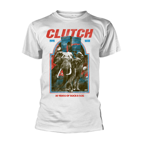 Clutch Elephant (White) T-Shirt