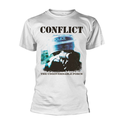 Conflict The Ungovernable Force (White) T-Shirt