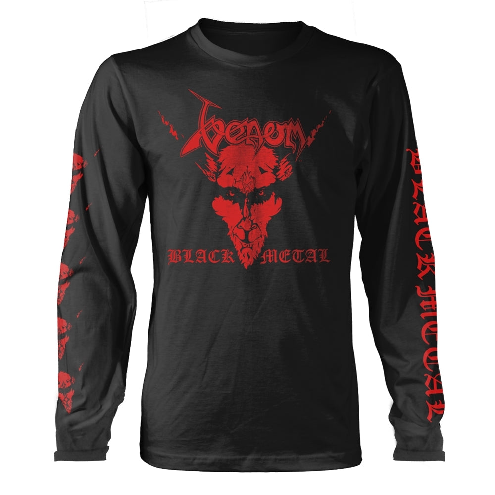 Venom Black Metal (Red) Long Sleeve T-Shirt