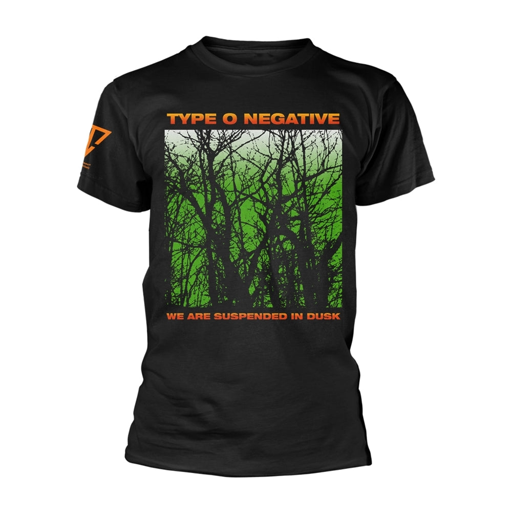 Type O Negative T Shirt Suspended in Dusk Band Logo Official Mens Black XXL