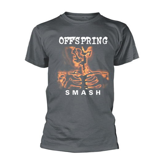 Official T Shirt The Offspring Grey Spray Logo Smash #2 Skeleton XXL