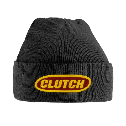 Clutch Beanie Hat Classic Band Logo Official Black