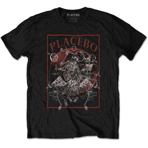 Placebo Unisex T-Shirt: Astro Skeletons