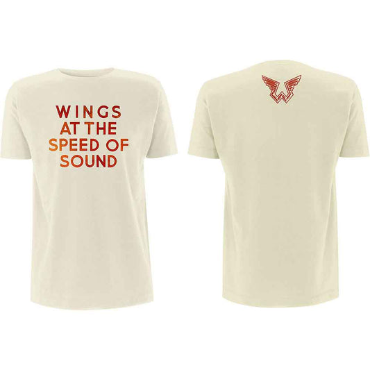 Paul McCartney Unisex T-Shirt: Wings At The Speed Of Sound