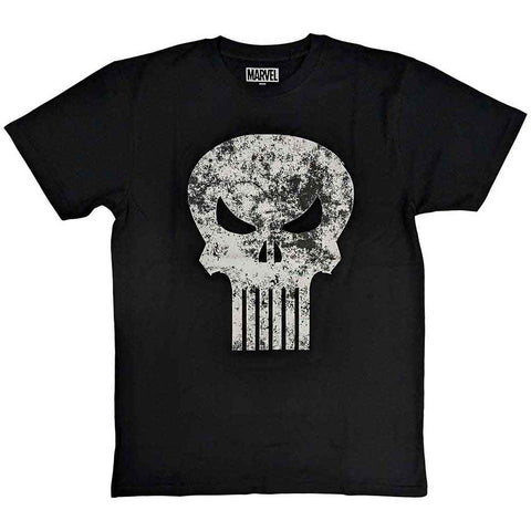 Marvel Comics Unisex T-Shirt: Punisher Distressed Logo