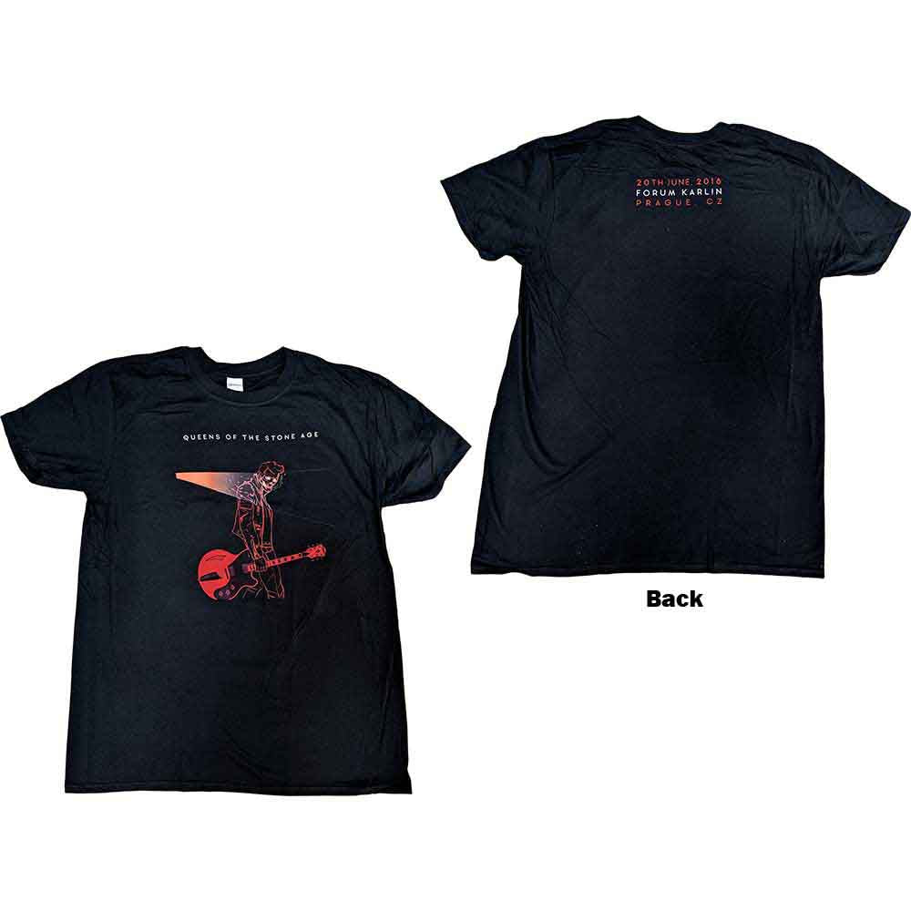 Queens Of The Stone Age Unisex T-Shirt: Prague 2018