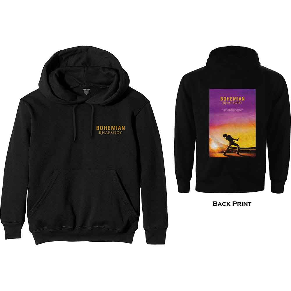 Queen Unisex Pullover Hoodie: Bohemian Rhapsody Movie Poster