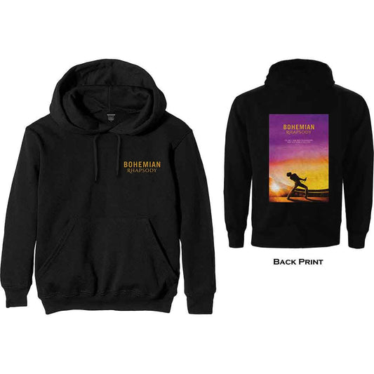 Queen Unisex Pullover Hoodie: Bohemian Rhapsody Movie Poster