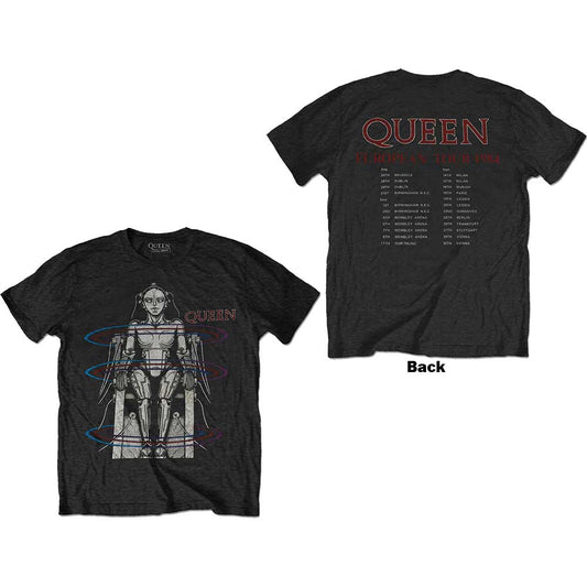 Queen Unisex T-Shirt: European Tour 1984