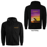 Queen Unisex Zipped Hoodie: Bohemian Rhapsody Movie Poster (Back Print)