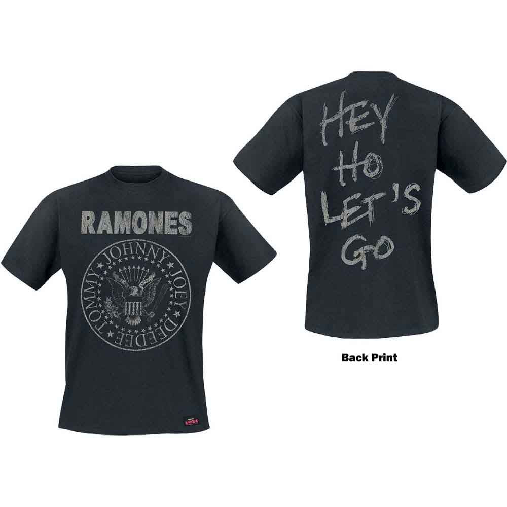 Ramones Unisex T-Shirt: Seal Hey Ho