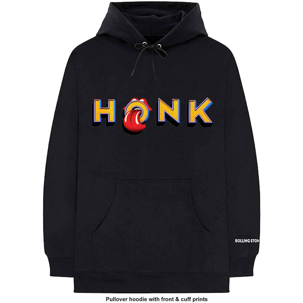 The Rolling Stones Unisex Pullover Hoodie: Honk Letters