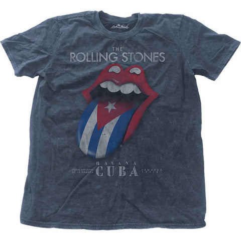 The Rolling Stones Unisex T-Shirt: Havana Cuba (Wash Collection)