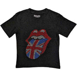 The Rolling Stones Kids T-Shirt: British Tongue (Embellished)