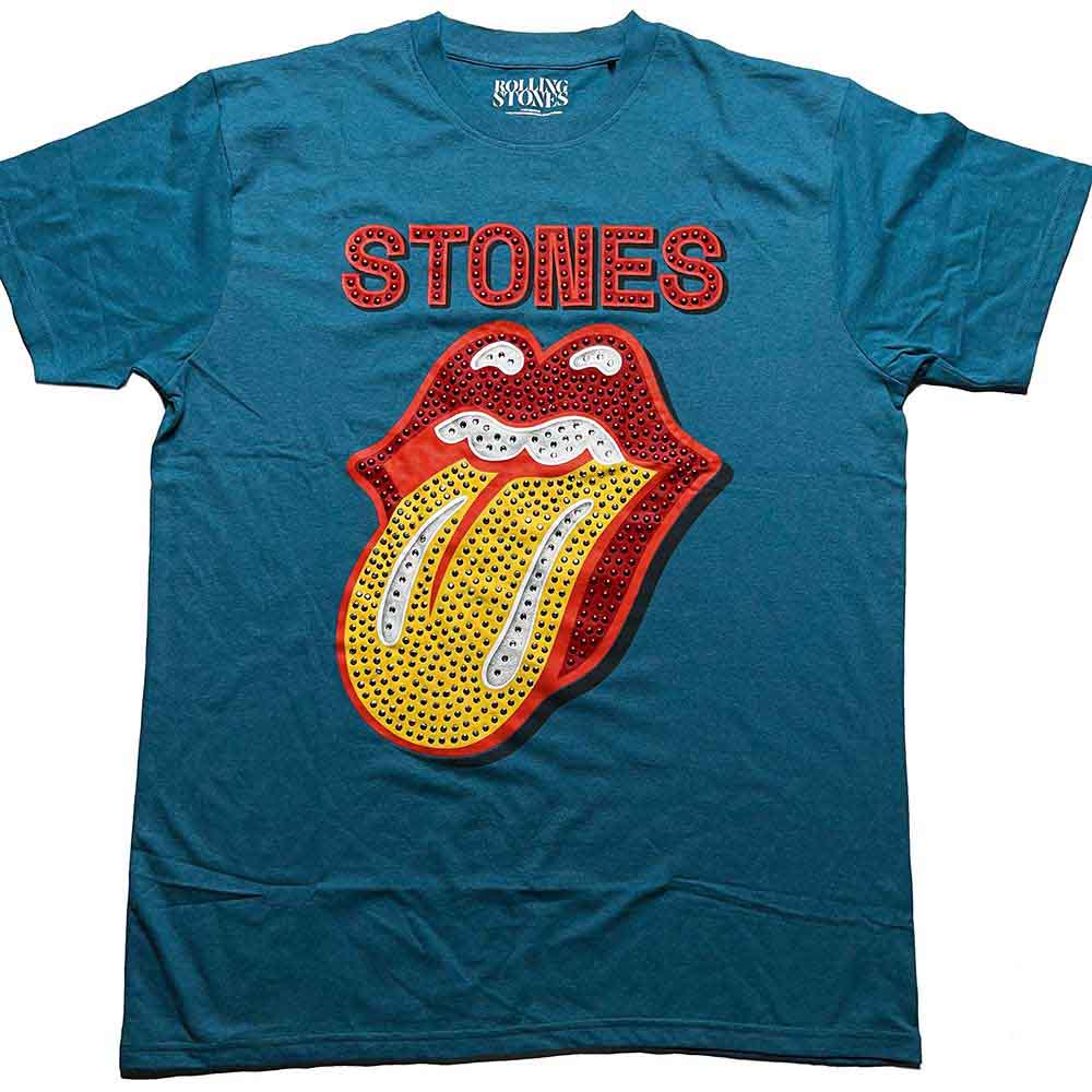 The Rolling Stones Unisex T-Shirt: Dia Tongue