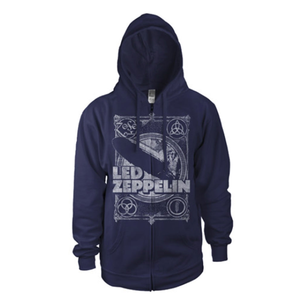 Led Zeppelin - Vintage Print Lz1 Hoodie