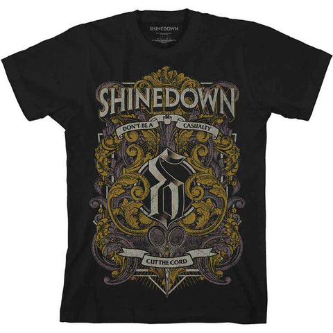 Shinedown Unisex T-Shirt: Ornamental Scissors