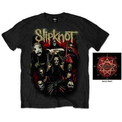 Slipknot Unisex T-Shirt: Come Play Dying (Back Print)