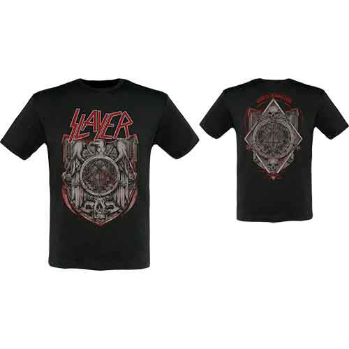 Slayer Unisex T-Shirt: Medal 2013/2014 Dates