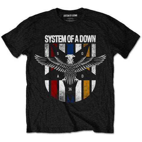 System Of A Down Unisex T-Shirt: Eagle Colours