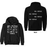 The Sex Pistols Unisex Pullover Hoodie: Pretty Vacant (Back Print)