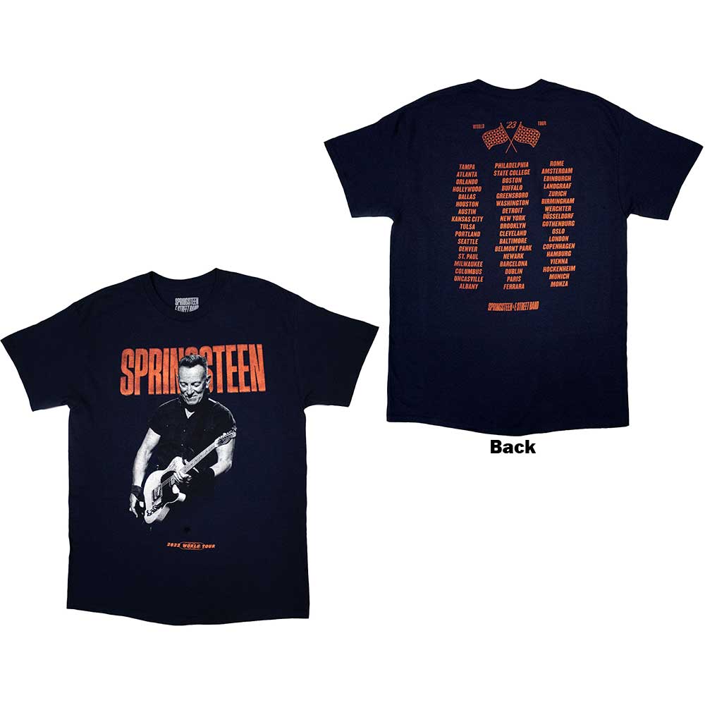 Bruce Springsteen Unisex T-Shirt: Tour '23 Guitar