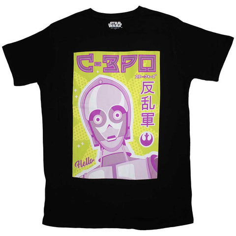 Star Wars Unisex T-Shirt: C-3PO Japanese