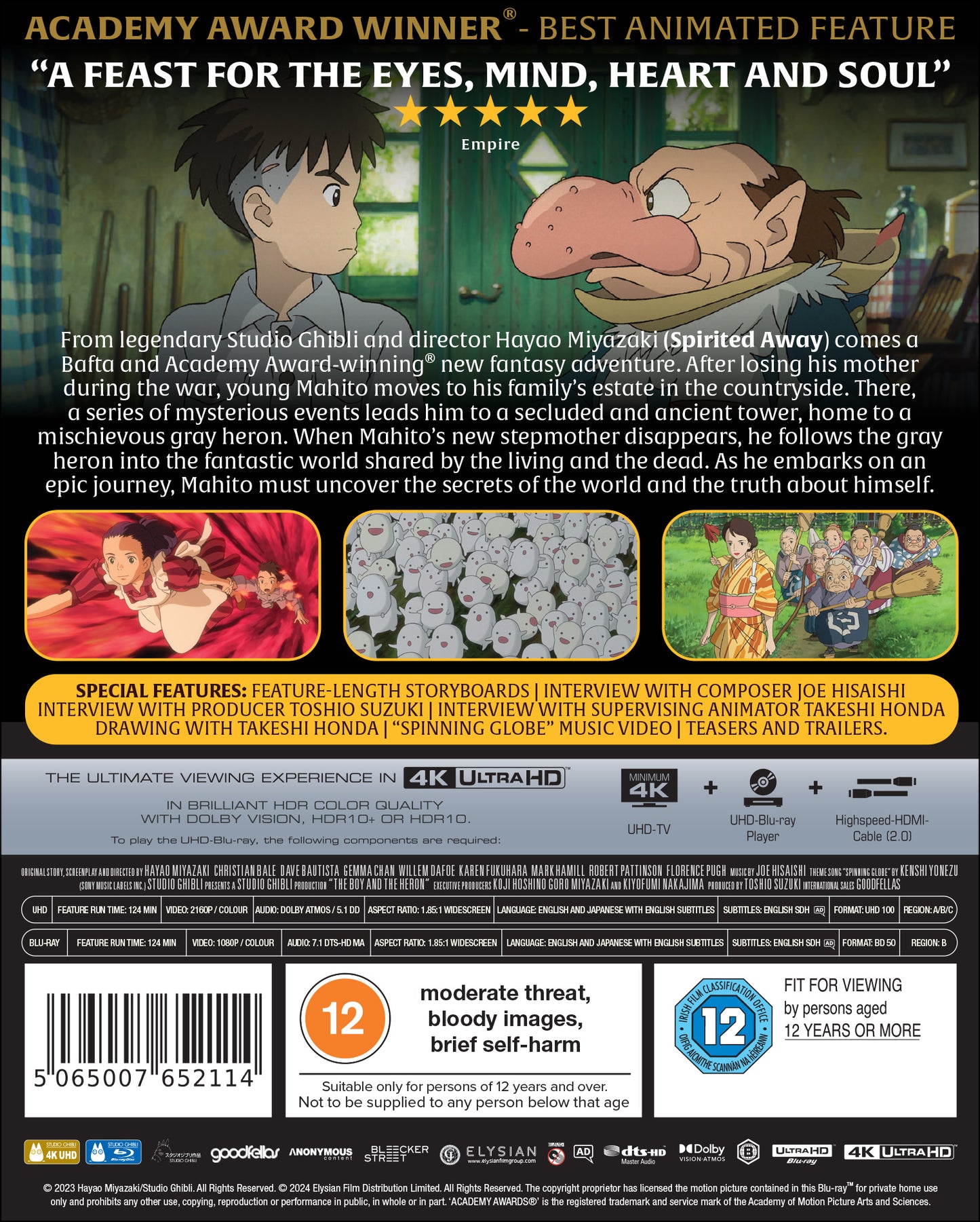 The Boy and The Heron (UHD) [Blu-ray]