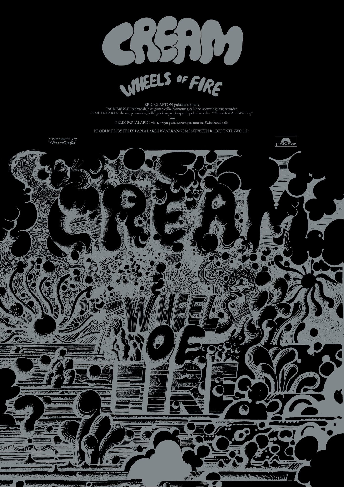 Cream - Wheels of Fire (Super Deluxe Edition) **Includes A2 poster & Sticker Sheet**[VINYL]
