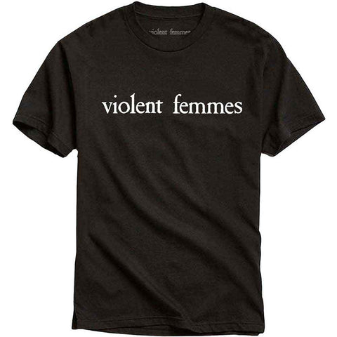 Violent Femmes Unisex T-Shirt: White Vintage Logo