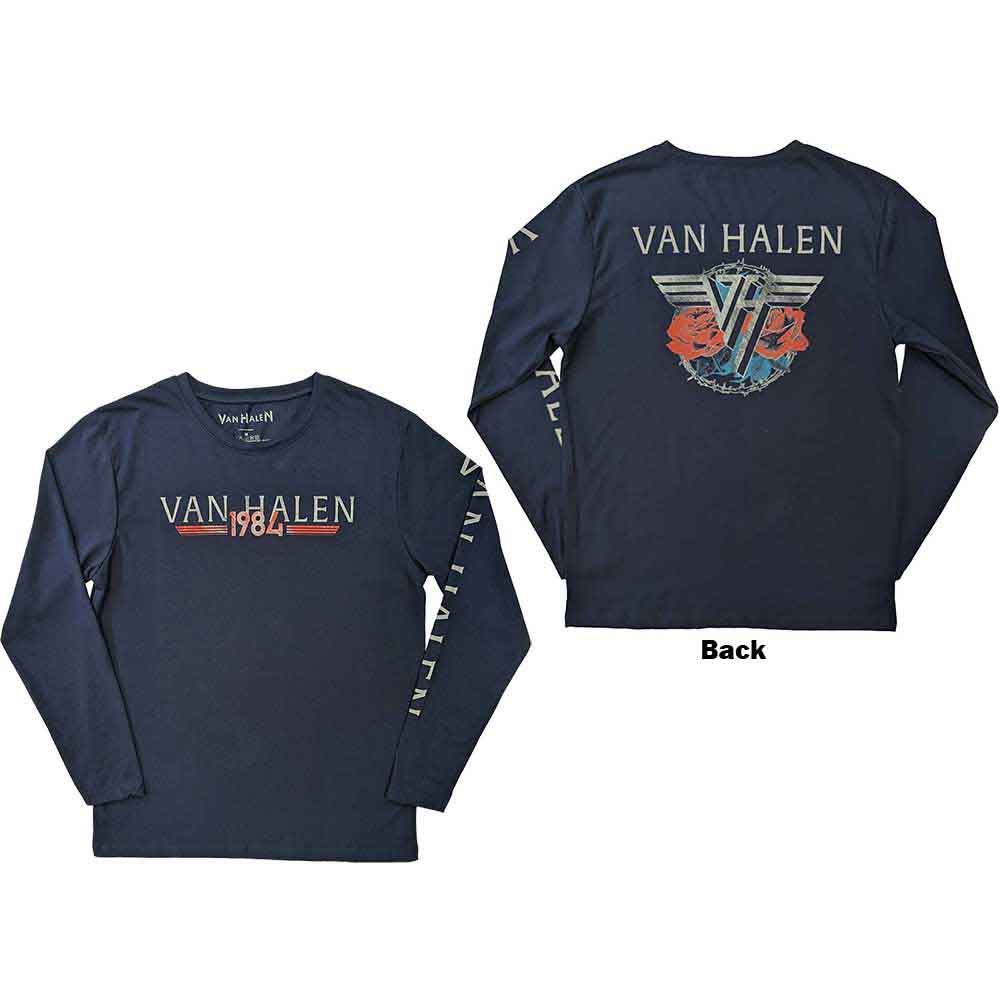 Van Halen Unisex Long Sleeve T-Shirt: 84 Tour