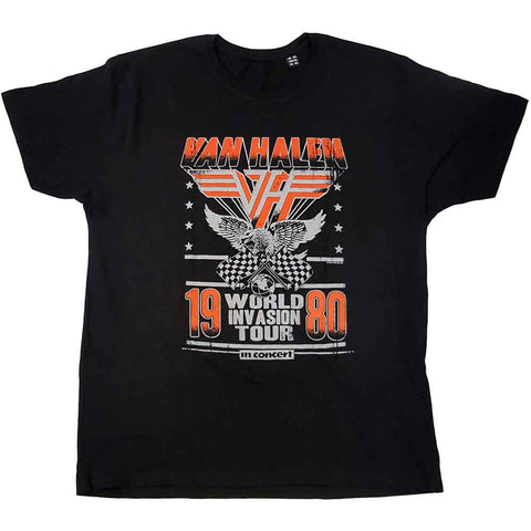 T-Shirt # Xxl Unisex Black # Invasion Tour '80