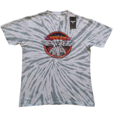 Van Halen Unisex T-Shirt: Chrome Logo (Wash Collection)