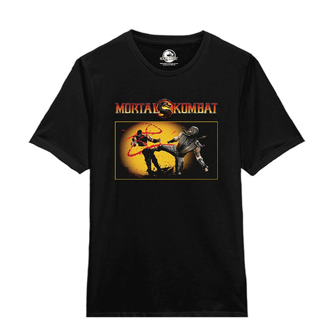 Mortal Kombat T Shirt Mortal Kombat Characters Official Mens Black L