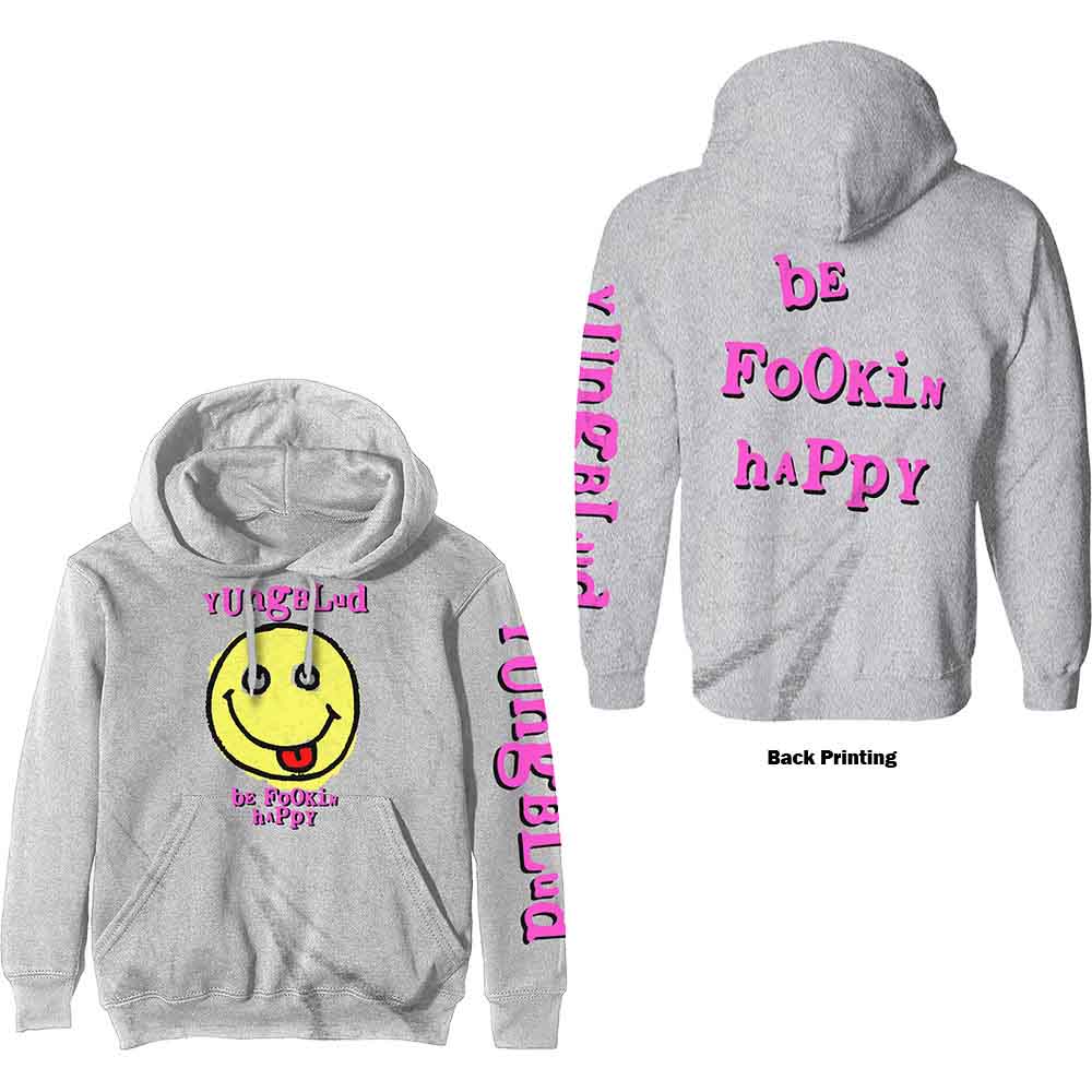Yungblud Unisex Pullover Hoodie: Raver Smile
