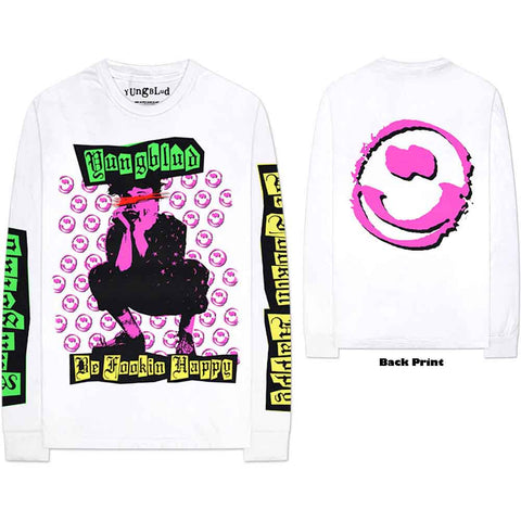 Yungblud Unisex Long Sleeve T-Shirt: Punker (Back & Sleeve Print)