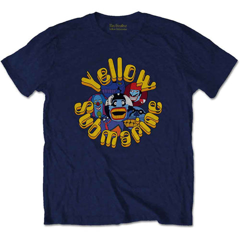 The Beatles Unisex T-Shirt: Yellow Submarine Baddies