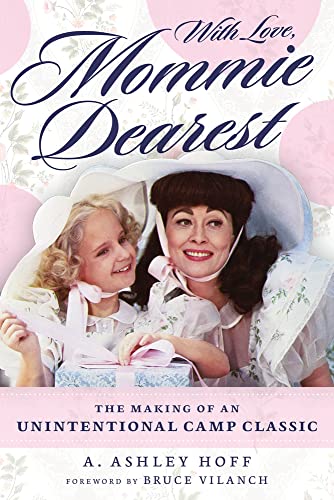 Book cover featuring Joan Crawford and a child in a pink floral setting.