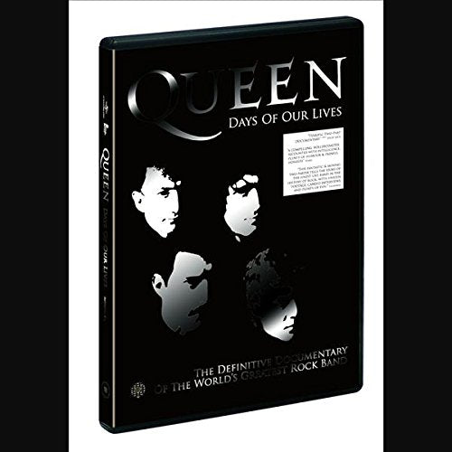 Queen Days of Our Lives Blu-ray cover featuring band members on a black background.